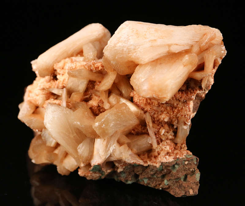 Stilbite xls on Matrix, Grootberg, Namibia