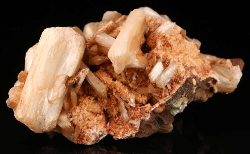 Stilbite xls on Matrix, Grootberg, Namibia