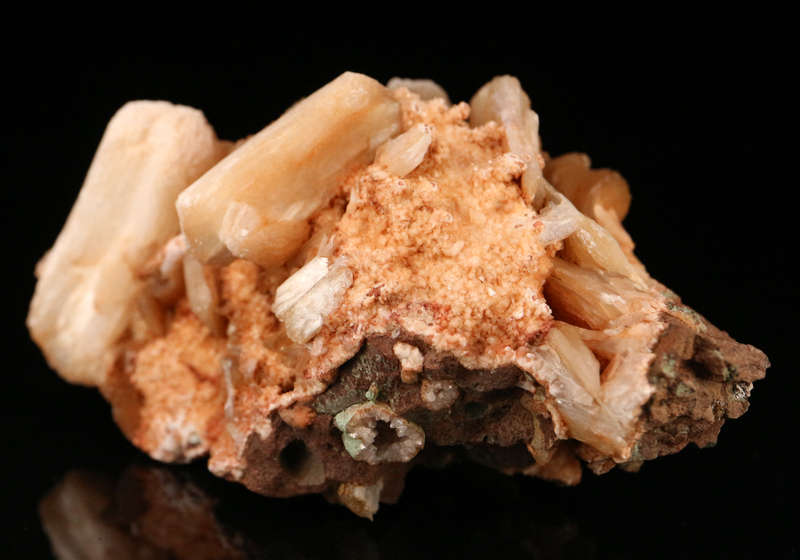 Stilbite xls on Matrix, Grootberg, Namibia