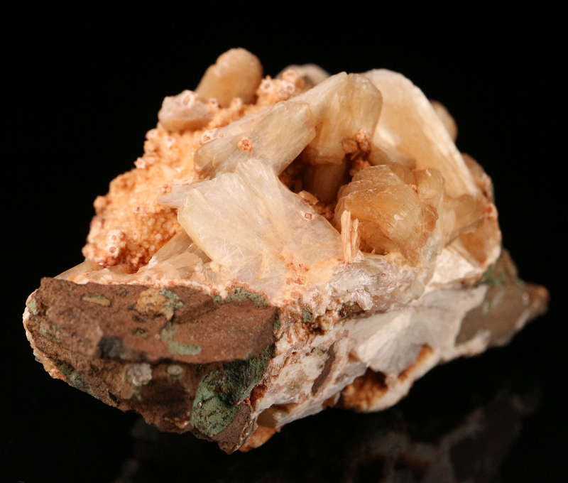 Stilbite xls on Matrix, Grootberg, Namibia