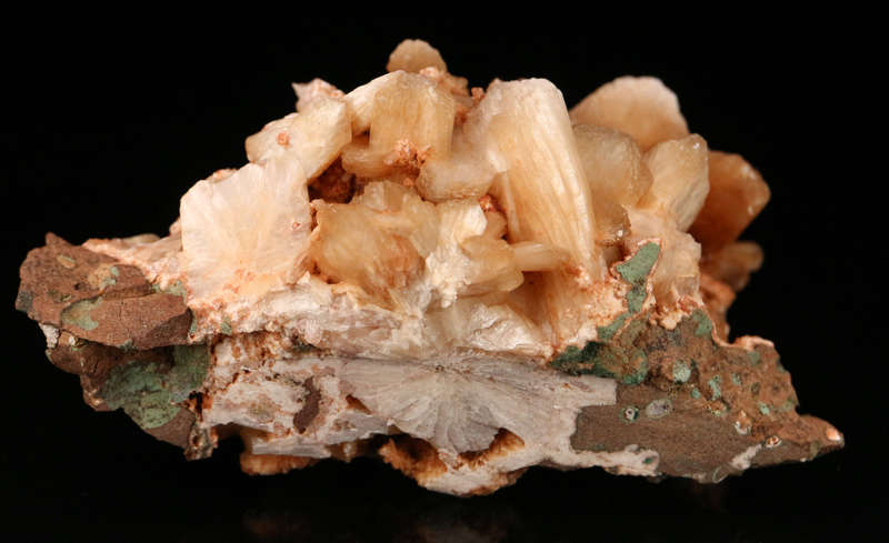 Stilbite xls on Matrix, Grootberg, Namibia