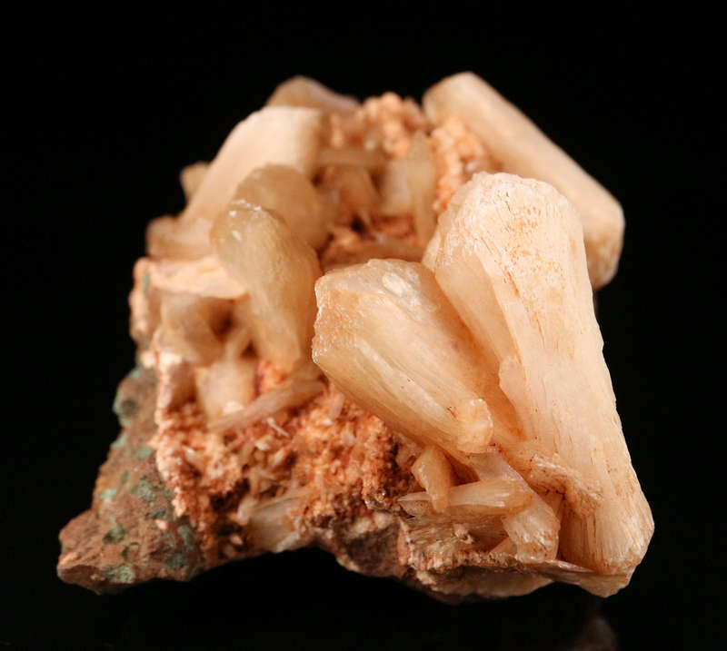 Stilbite xls on Matrix, Grootberg, Namibia