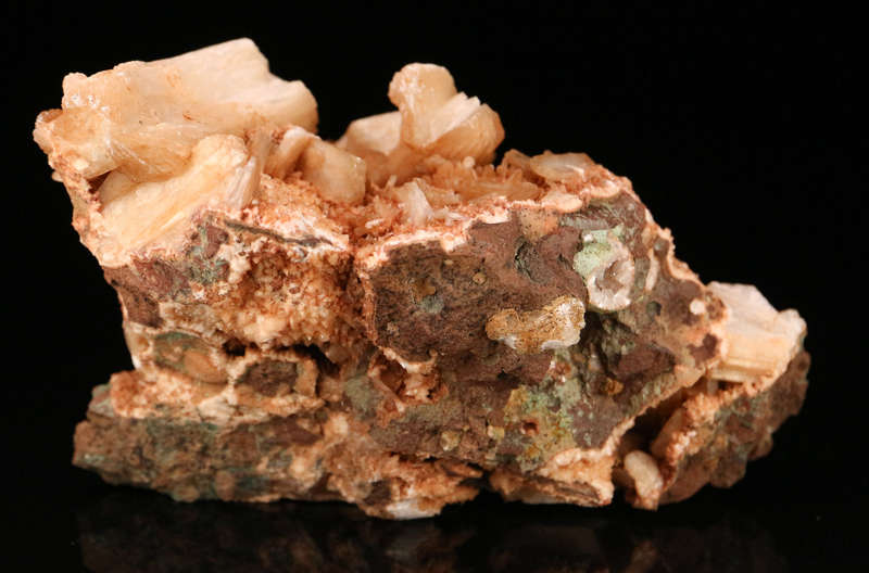 Stilbite xls on Matrix, Grootberg, Namibia