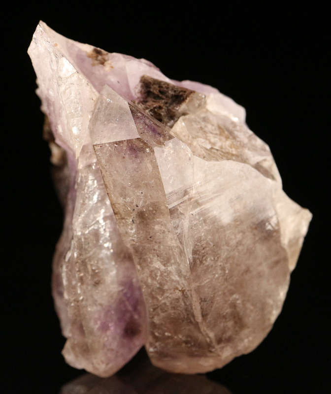 Amethyst Smoky Quartz Cluster, Gobobosebberge Mnt, Namibia