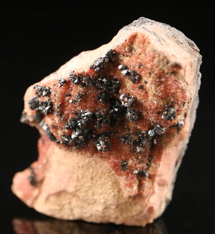 Hausmannite, Andradite on Matrix, N'Chwaning II, Northern Cape, South Africa