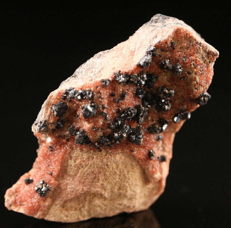 Hausmannite, Andradite on Matrix, N'Chwaning II, Northern Cape, South Africa