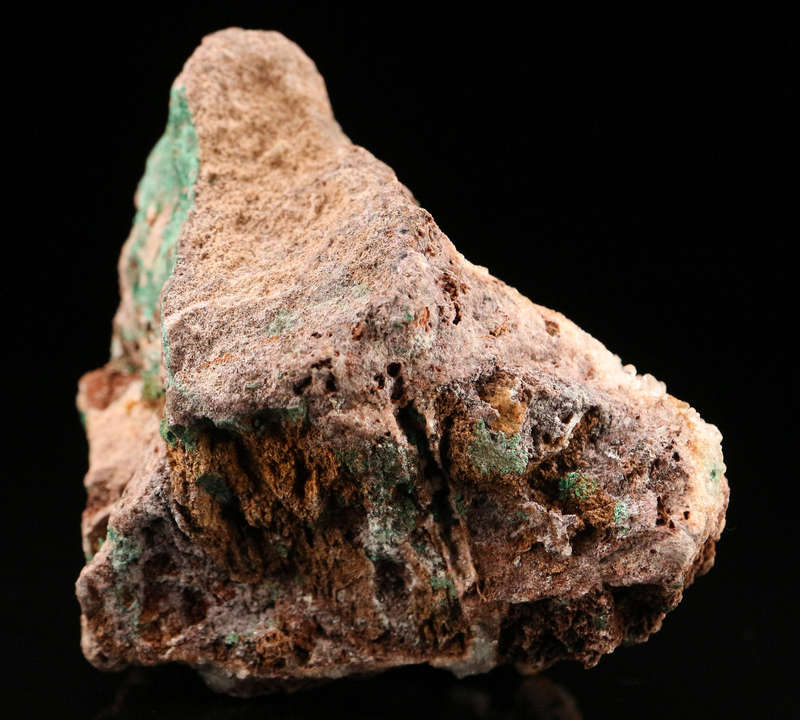 Malachite on Quartz, Mashamba West Mine, DRC
