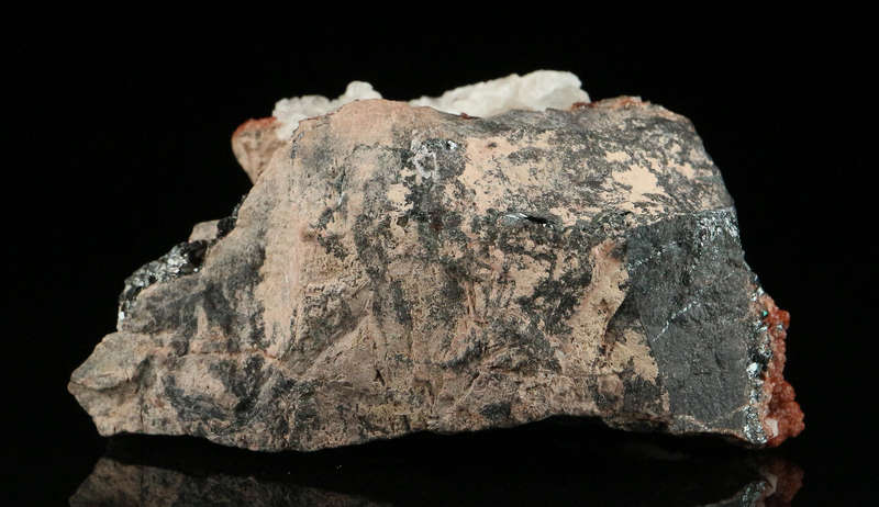 Calcite, Hematite & Andradite,"N'Chwaning II Mine, Kalahari Manganese Field, Northern Cape, South Af
