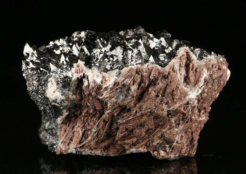 Hausmannite Cluster, "N'Chwaning II Mine, Kalahari Manganese Field, Northern Cape, South Africa "