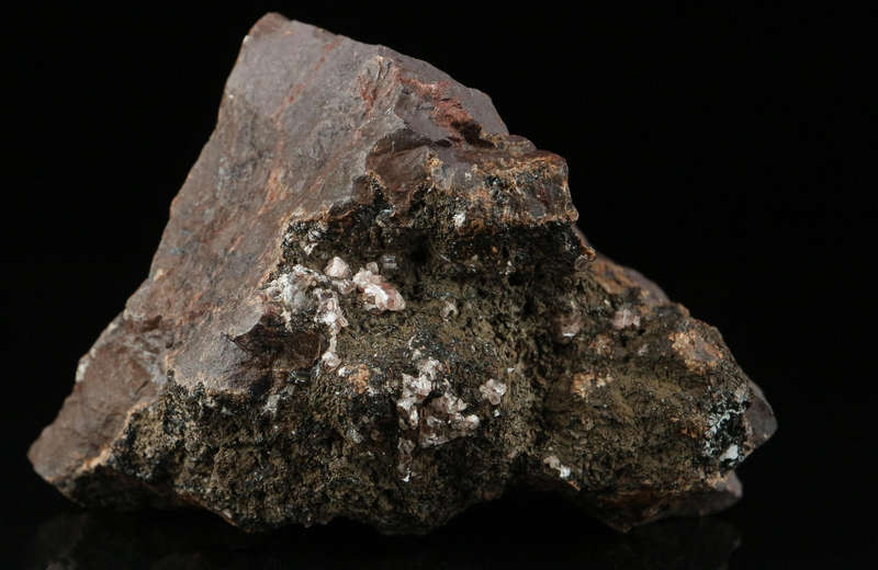 Rhodochrosite on Matrix,"N'Chwaning II Mine, Kalahari Manganese Field, Northern Cape, South Africa "