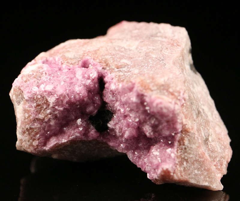 Cobaltoan Calcite on Matrix, Mashamba West Mine, DRC