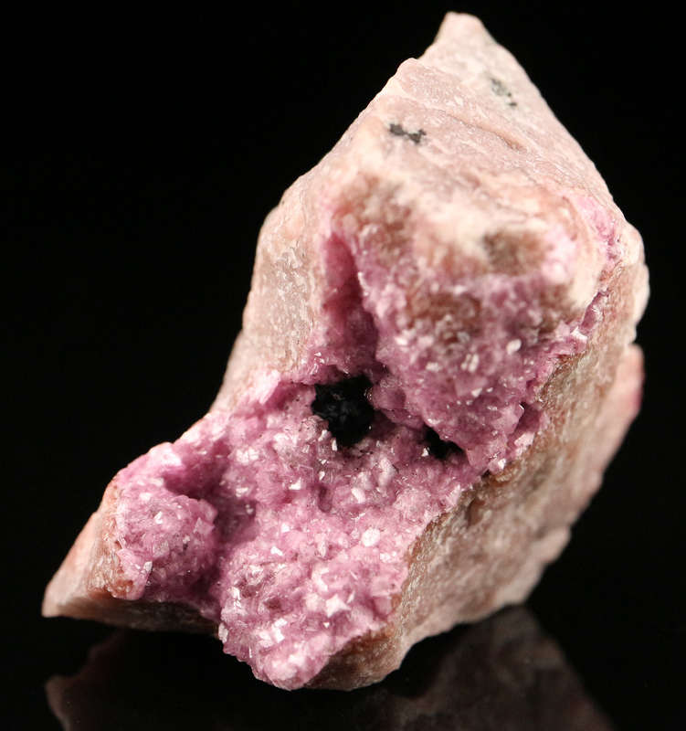 Cobaltoan Calcite on Matrix, Mashamba West Mine, DRC