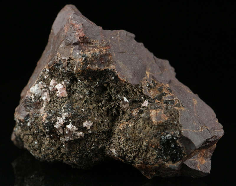 Rhodochrosite on Matrix,"N'Chwaning II Mine, Kalahari Manganese Field, Northern Cape, South Africa "