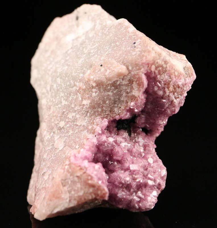 Cobaltoan Calcite on Matrix, Mashamba West Mine, DRC