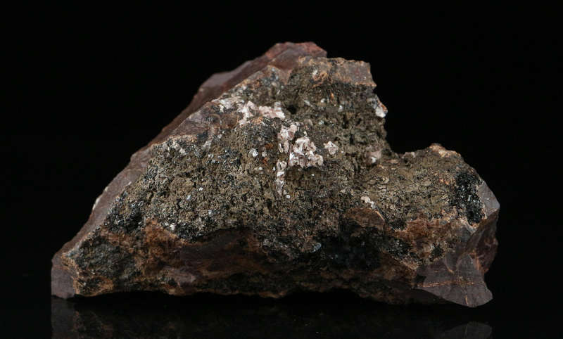 Rhodochrosite on Matrix,"N'Chwaning II Mine, Kalahari Manganese Field, Northern Cape, South Africa "