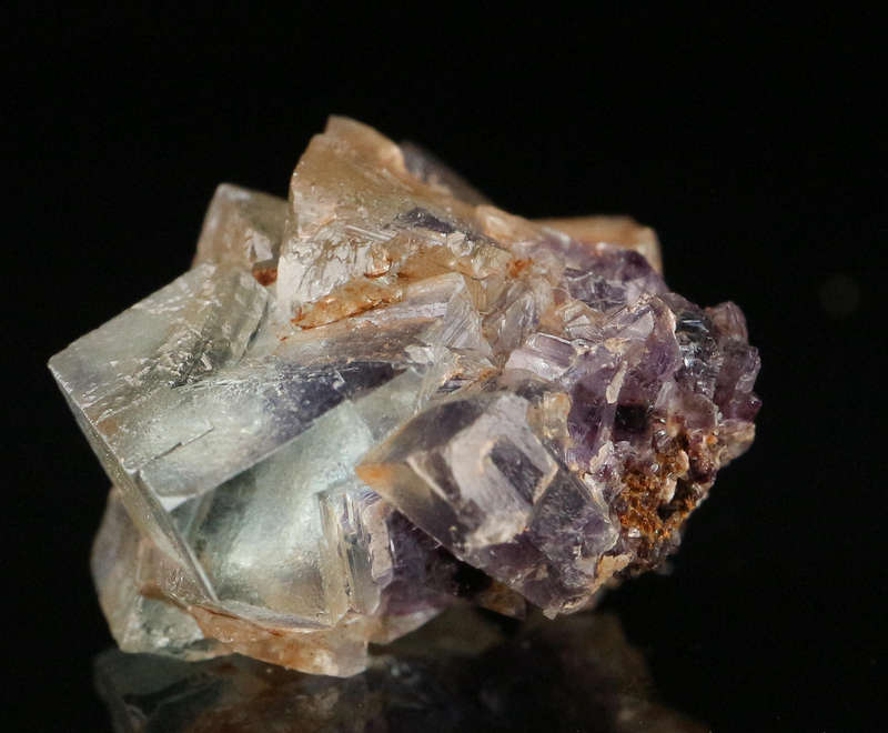 Zoned Fluorite Thumbnail, Okorusu Mine, Otjiwarongo, Otjozondjupa Region, Namibia