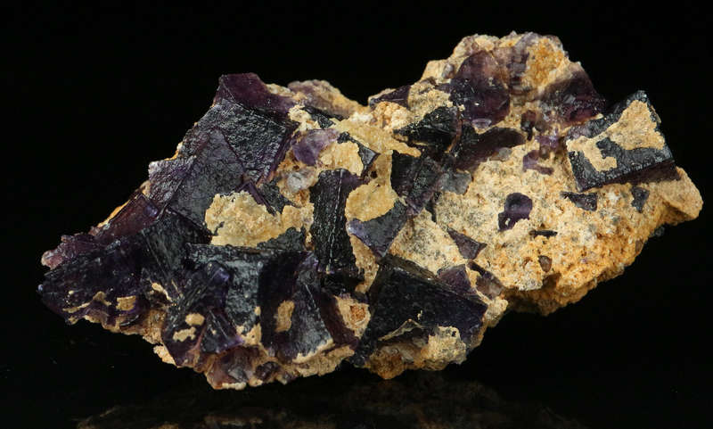 Grape Jelly Fluorite on Matrix, Damaraland, Palmwag, Erongo, Namibia