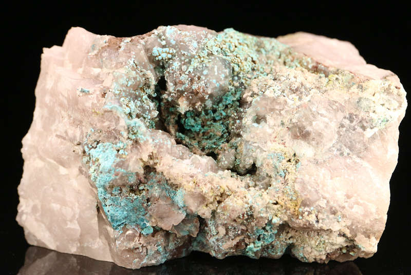 Shattuckite on Shattuckite incl Quartz, Kaokoveld Region, Namibia