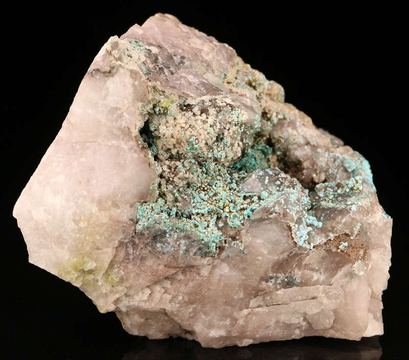 Shattuckite on Shattuckite incl Quartz, Kaokoveld Region, Namibia