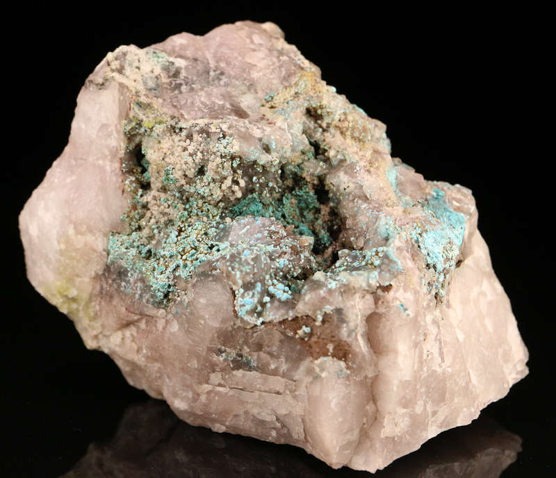 Shattuckite on Shattuckite incl Quartz, Kaokoveld Region, Namibia