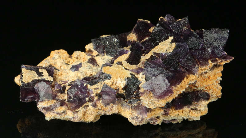 Grape Jelly Fluorite on Matrix, Damaraland, Palmwag, Erongo, Namibia