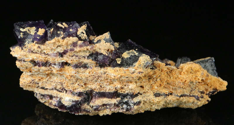 Grape Jelly Fluorite on Matrix, Damaraland, Palmwag, Erongo, Namibia