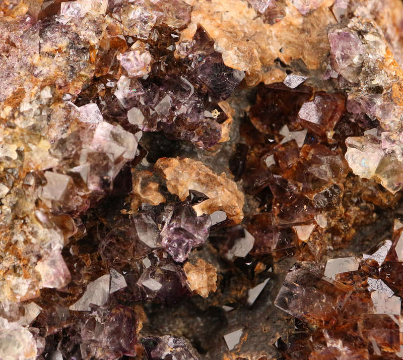Fluorite on Matrix, Okoruso Mine, Namibia