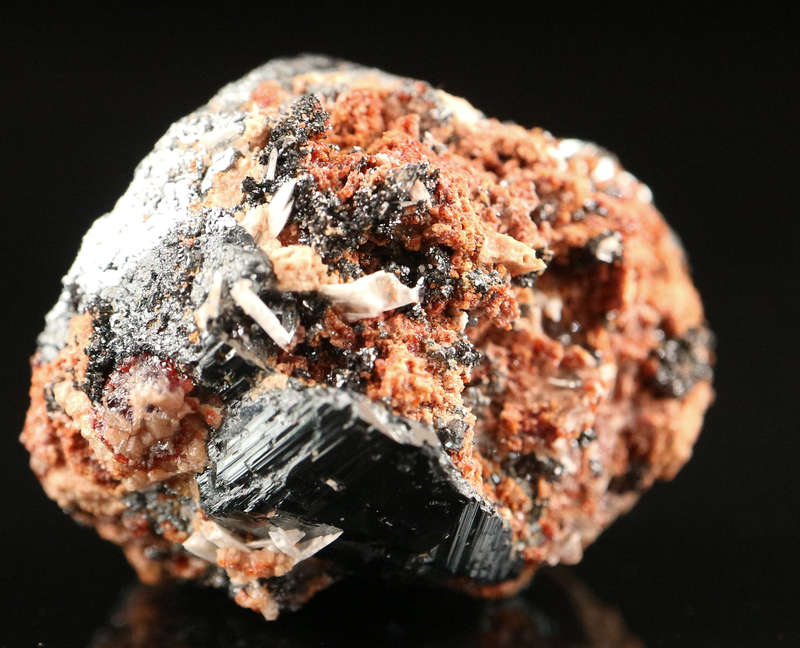 Andradite on Hematite, Wessels Mine, Northern Cape, South Africa