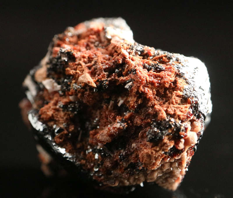 Andradite on Hematite, Wessels Mine, Northern Cape, South Africa