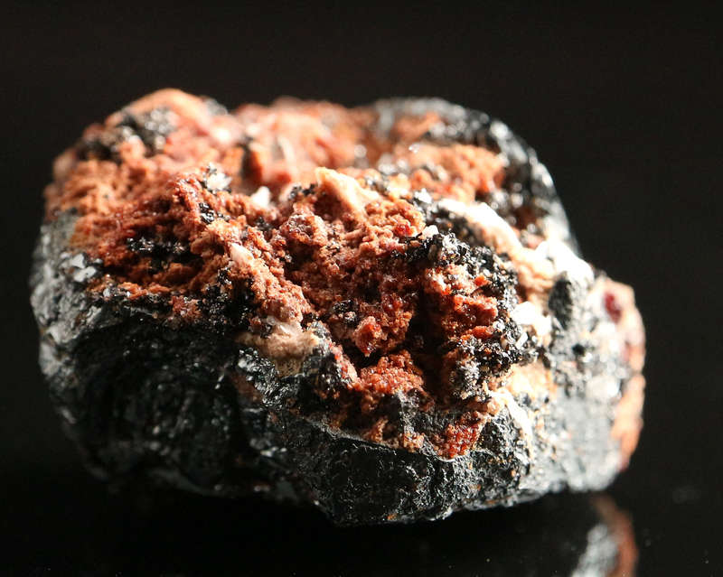 Andradite on Hematite, Wessels Mine, Northern Cape, South Africa
