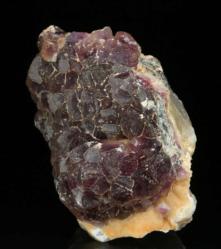 Purple Fluorite on Matrix, Noordoewer, Namibia