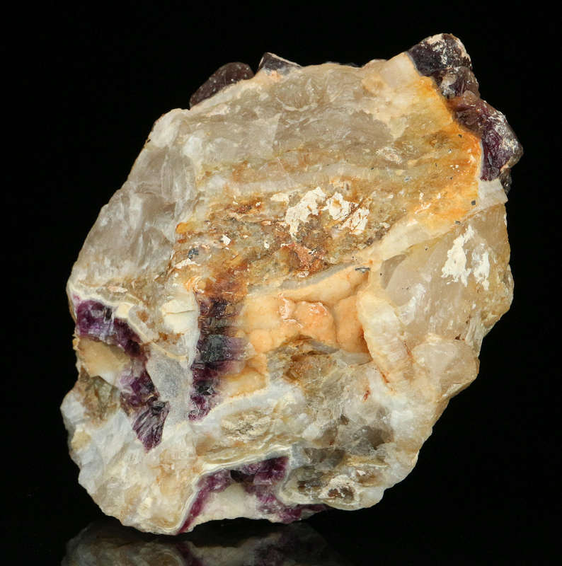 Purple Fluorite on Matrix, Noordoewer, Namibia
