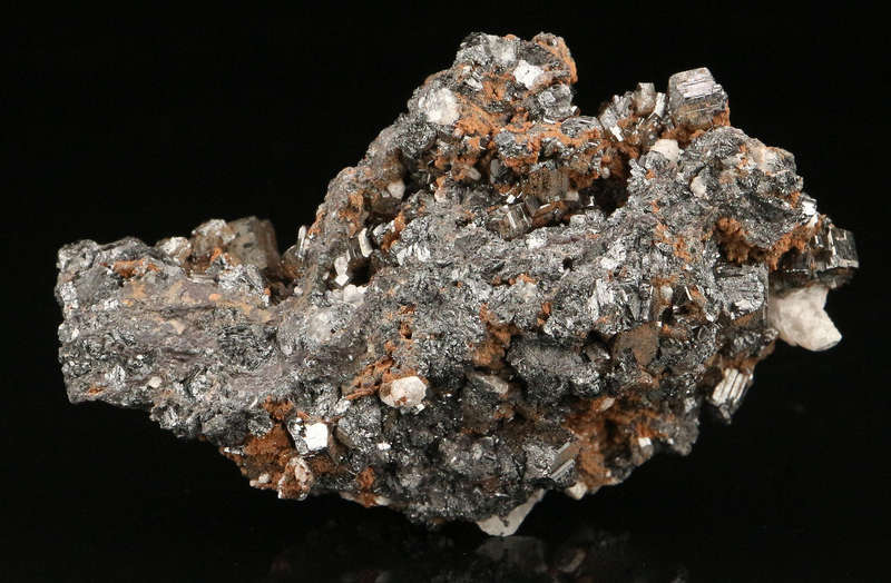 Braunite on Matrix, "N'Chwaning II Mine, Kalahari Manganese Field, Northern Cape, South Africa "