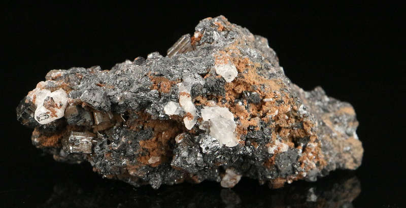 Braunite on Matrix, "N'Chwaning II Mine, Kalahari Manganese Field, Northern Cape, South Africa "