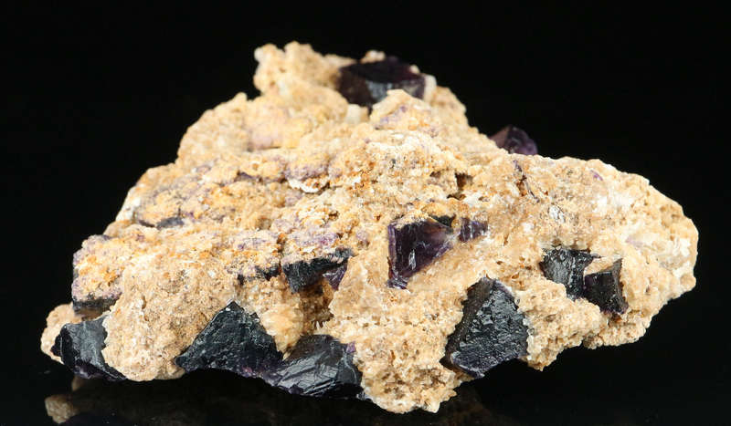 Grape Jelly Fluorite on Matrix, Damaraland, Palmwag, Erongo, Namibia