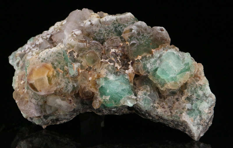 Fluorite, Quartz on Matrix, Riemvasmaak, Northern Cape, South Africa