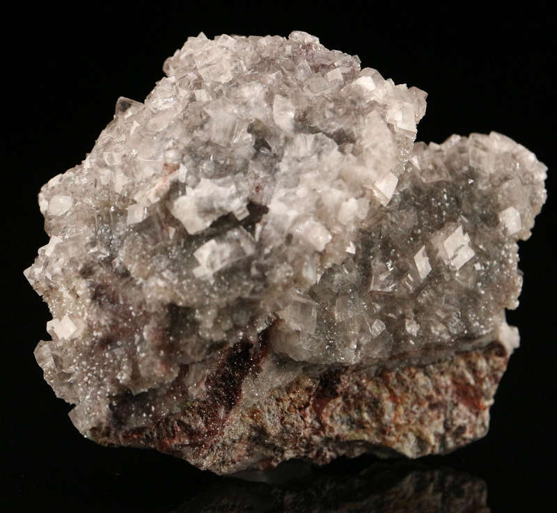 Calcite on Duftite, Tsumeb Mine, Namibia