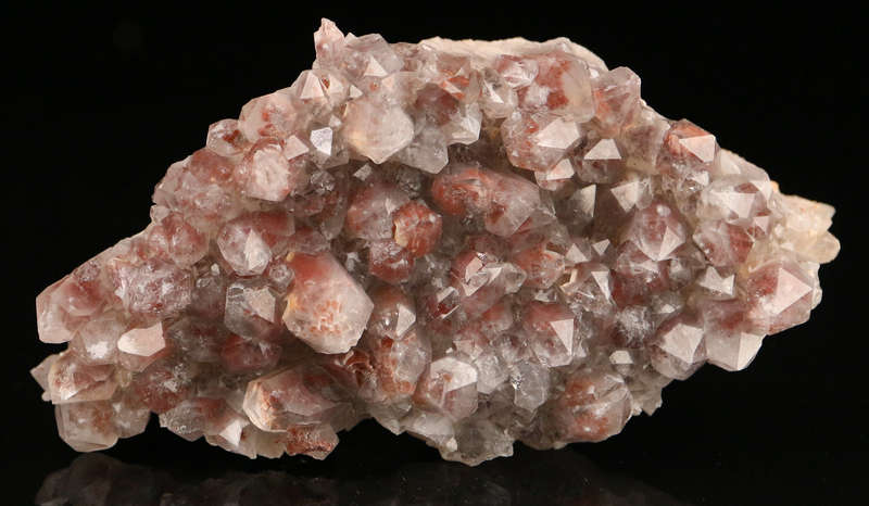 Red Hematite incl Quartz Cluster, Orange River Area, Northern Cape, South Africa