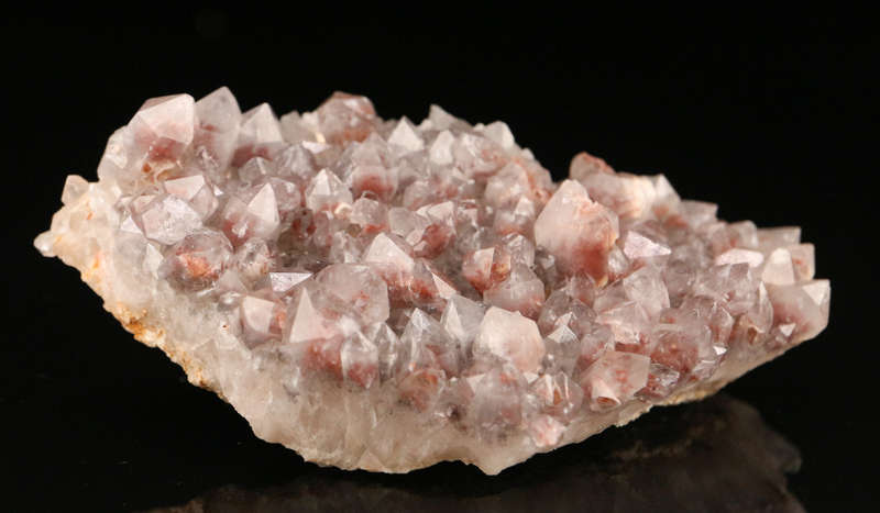 Red Hematite incl Quartz Cluster, Orange River Area, Northern Cape, South Africa