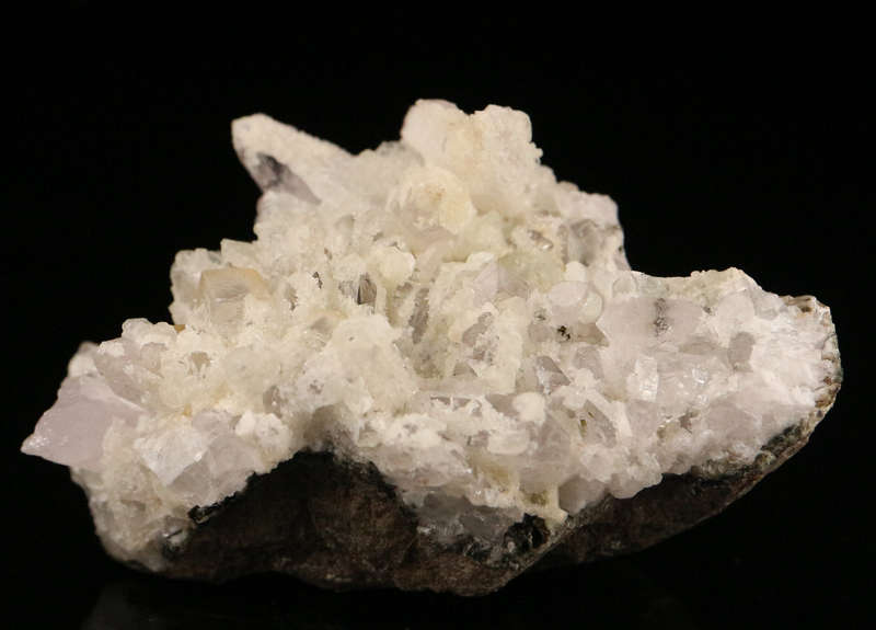Prehnite, Calcite on Quartz, Gobobosebberge Mnt, Namibia
