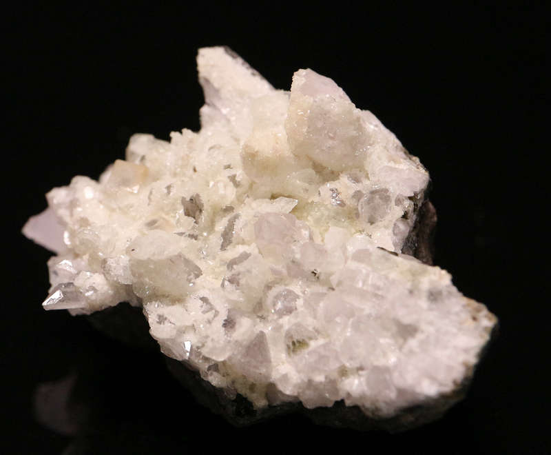 Prehnite, Calcite on Quartz, Gobobosebberge Mnt, Namibia
