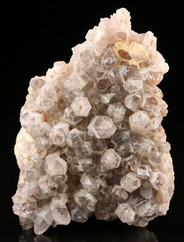 Red Hematite in Quartz Cluster, Orange River Area, Northern Cape, South Africa