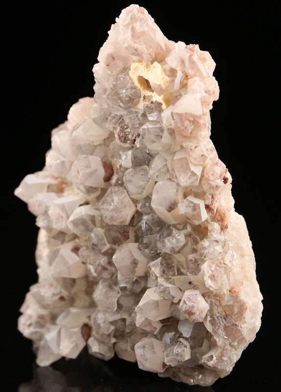 Red Hematite in Quartz Cluster, Orange River Area, Northern Cape, South Africa