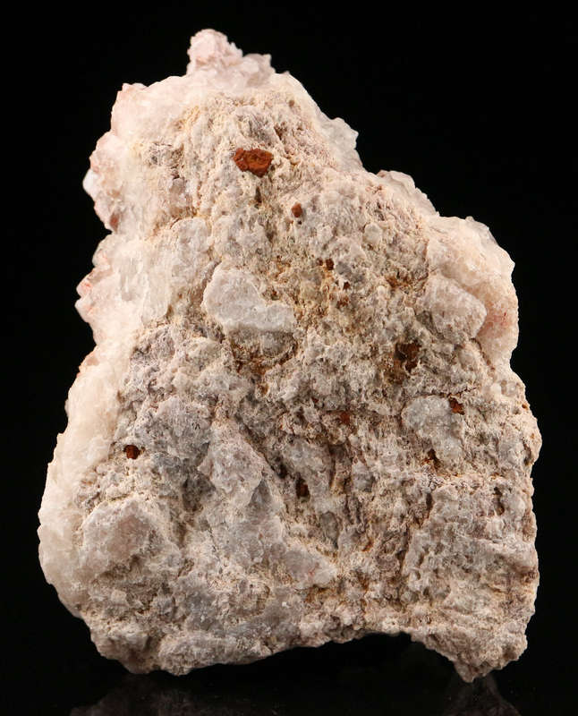 Red Hematite in Quartz Cluster, Orange River Area, Northern Cape, South Africa