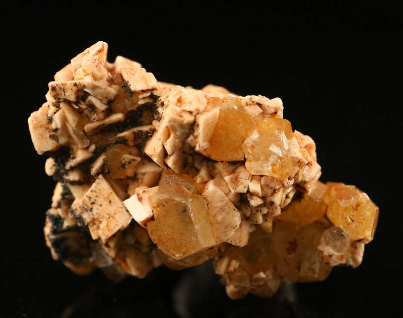 Topaz on Feldspar, Erongo Mnt Region, Namibia