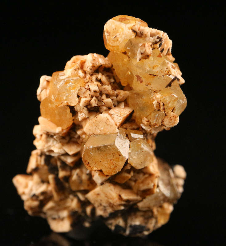 Topaz on Feldspar, Erongo Mnt Region, Namibia