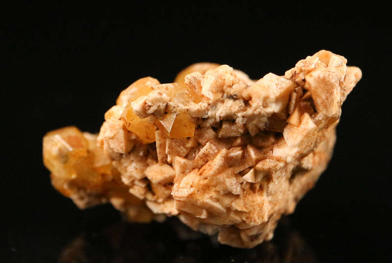 Topaz on Feldspar, Erongo Mnt Region, Namibia