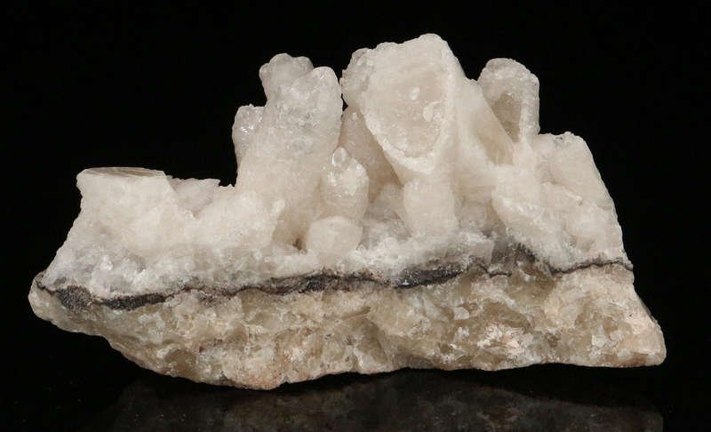 Calcite on Matrix, "N'Chwaning II Mine, Kalahari Manganese Field, Northern Cape, South Africa "