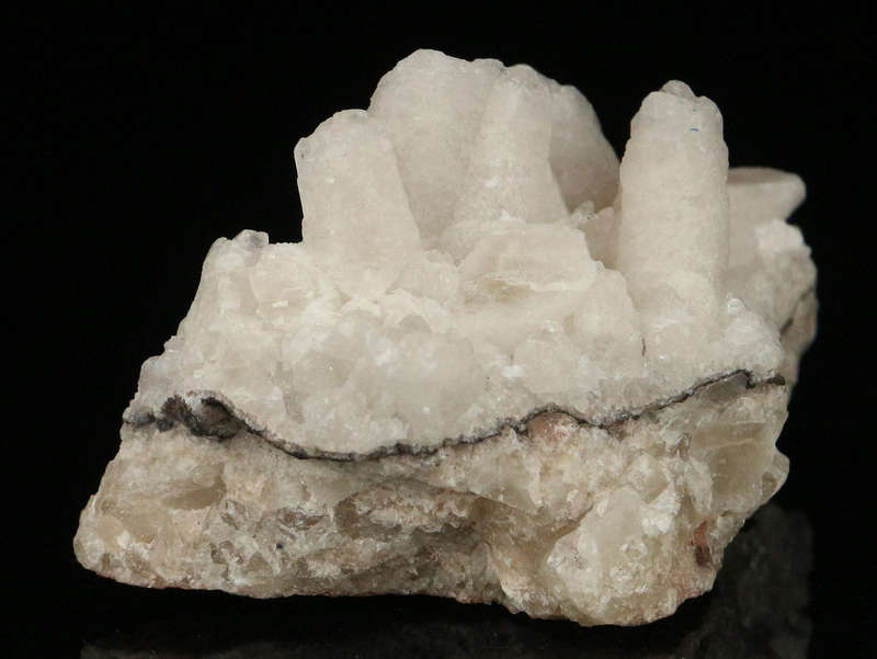 Calcite on Matrix, "N'Chwaning II Mine, Kalahari Manganese Field, Northern Cape, South Africa "