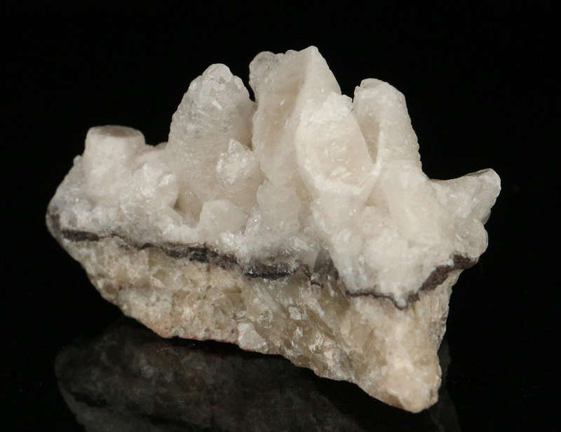 Calcite on Matrix, "N'Chwaning II Mine, Kalahari Manganese Field, Northern Cape, South Africa "